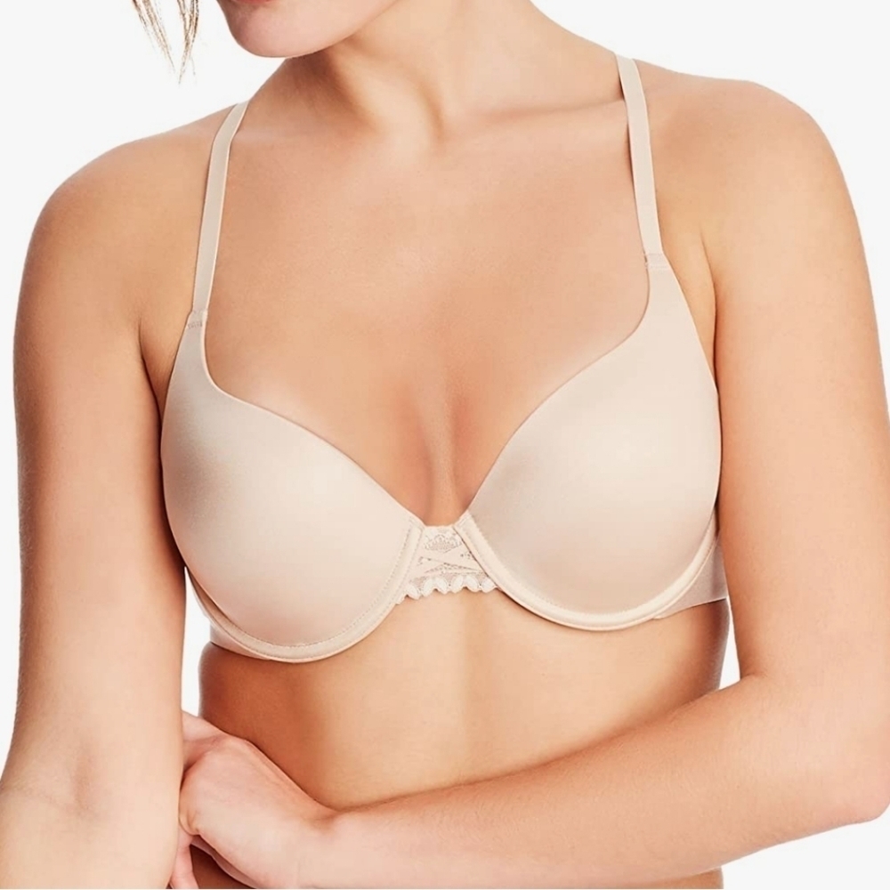 Maidenform DreamWire No-Poke Underwire Moderate Coverage Push-Up Bra Nude 36C